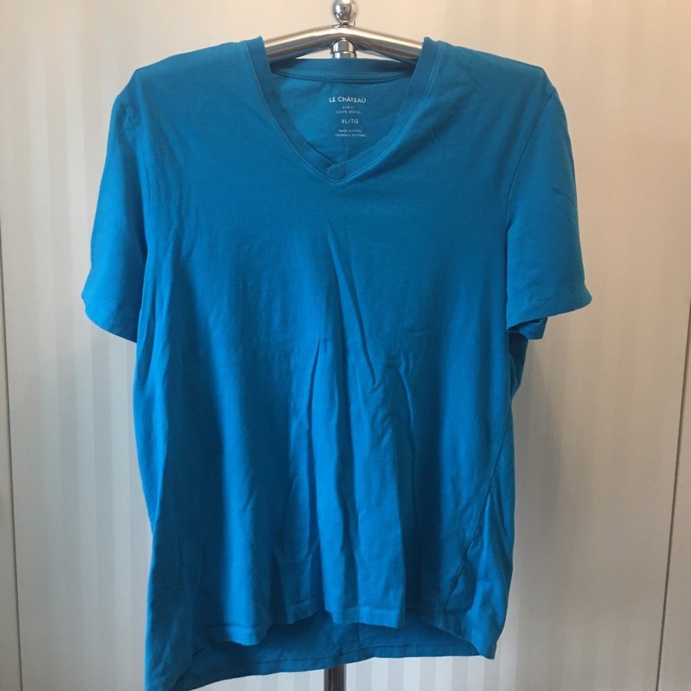 Le Chateau blue comfortable tee Size XL